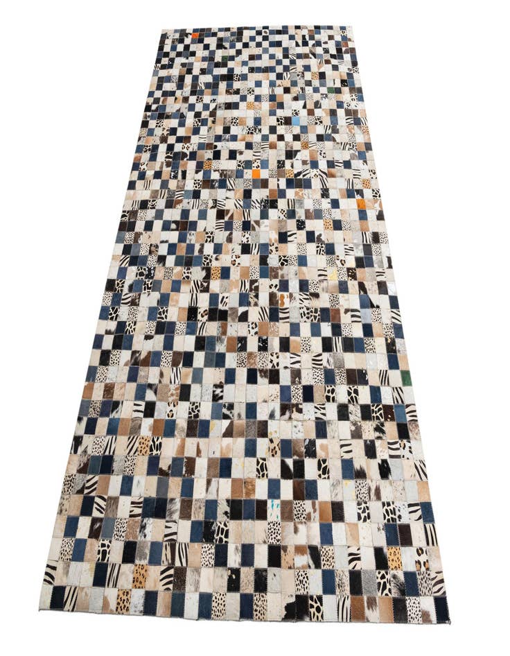 Detail image of  5' x 8' Cowhide Leather Rug