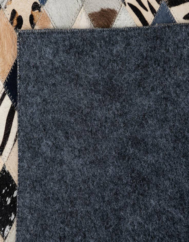 Detail image of  5' x 8' Cowhide Leather Rug