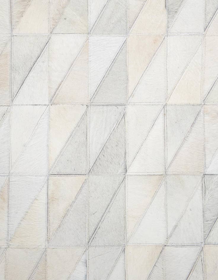 Detail image of  5' x 7' 10 Cowhide Leather Rug