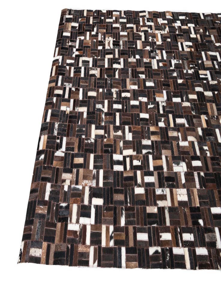 Detail image of  5' x 8' 1 Cowhide Leather Rug