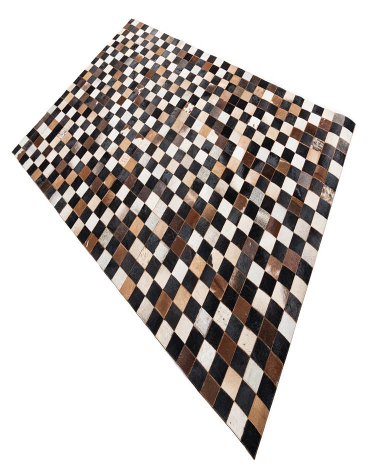 Detail image of  5' x 8' Cowhide Leather Rug