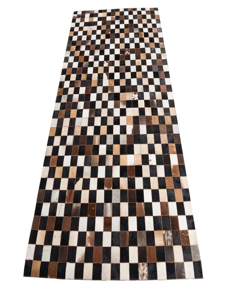 Detail image of  5' x 8' Cowhide Leather Rug