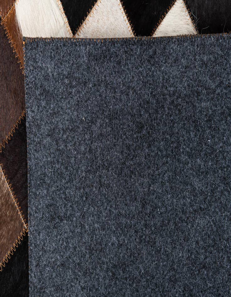 Detail image of  5' x 8' Cowhide Leather Rug
