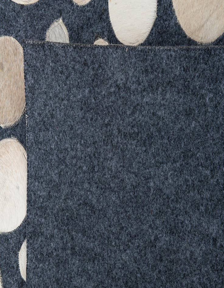 Detail image of  5' x 7' 10 Cowhide Leather Rug