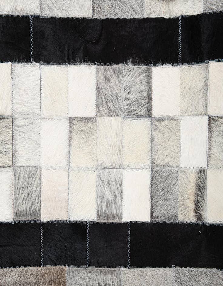 Detail image of  5' x 8' Cowhide Leather Rug