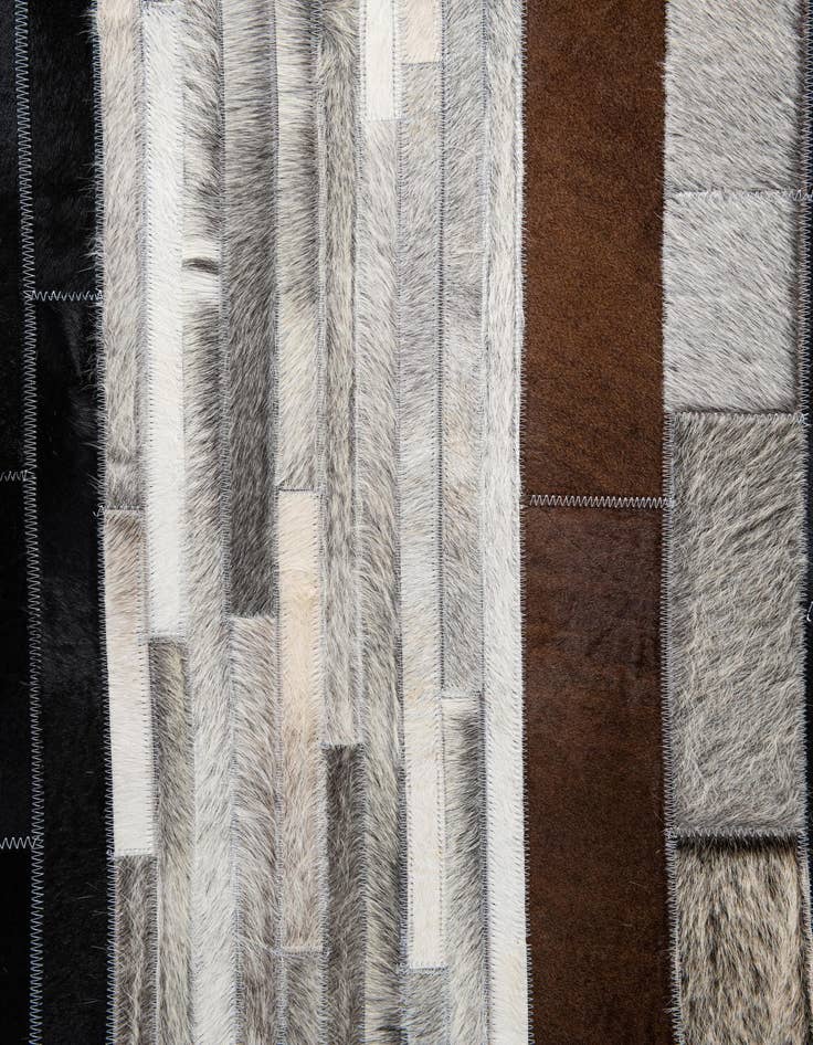 Detail image of  5' x 8' Cowhide Leather Rug