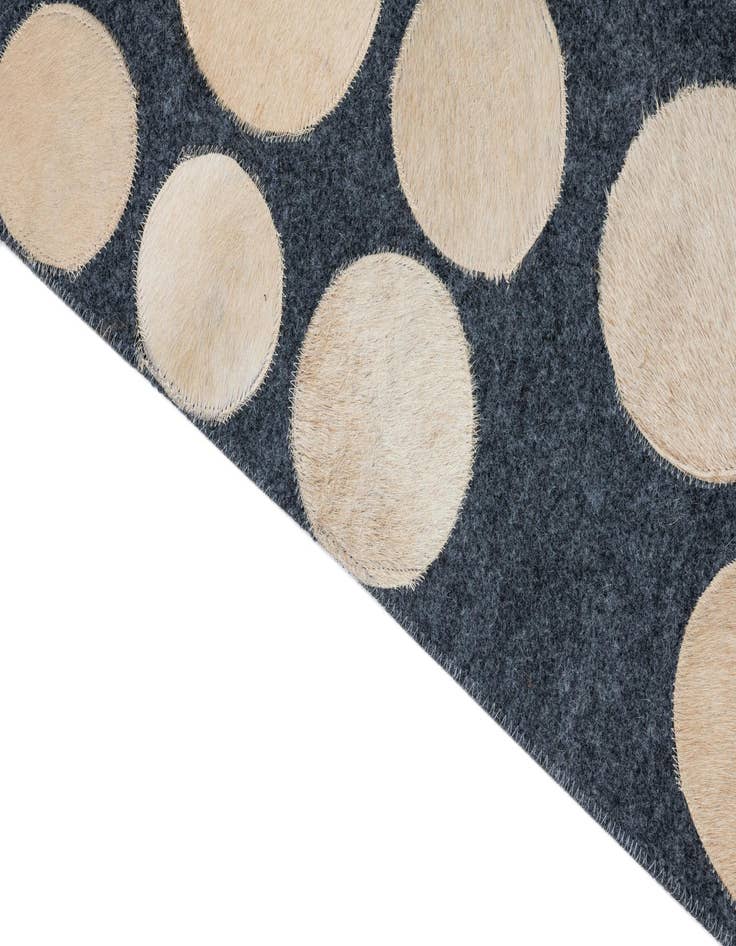 Detail image of  5' x 7' 5 Cowhide Leather Rug