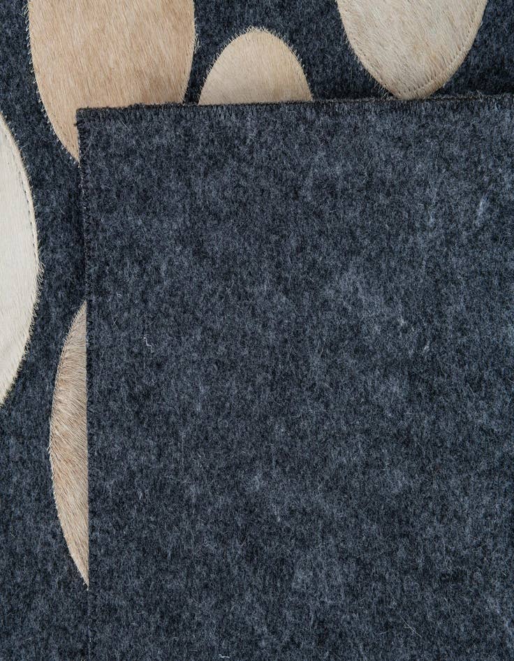 Detail image of  5' x 7' 5 Cowhide Leather Rug