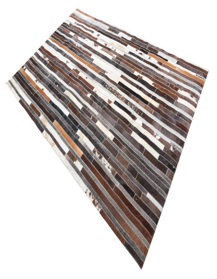 Detail image of  5' x 8' Cowhide Leather Rug