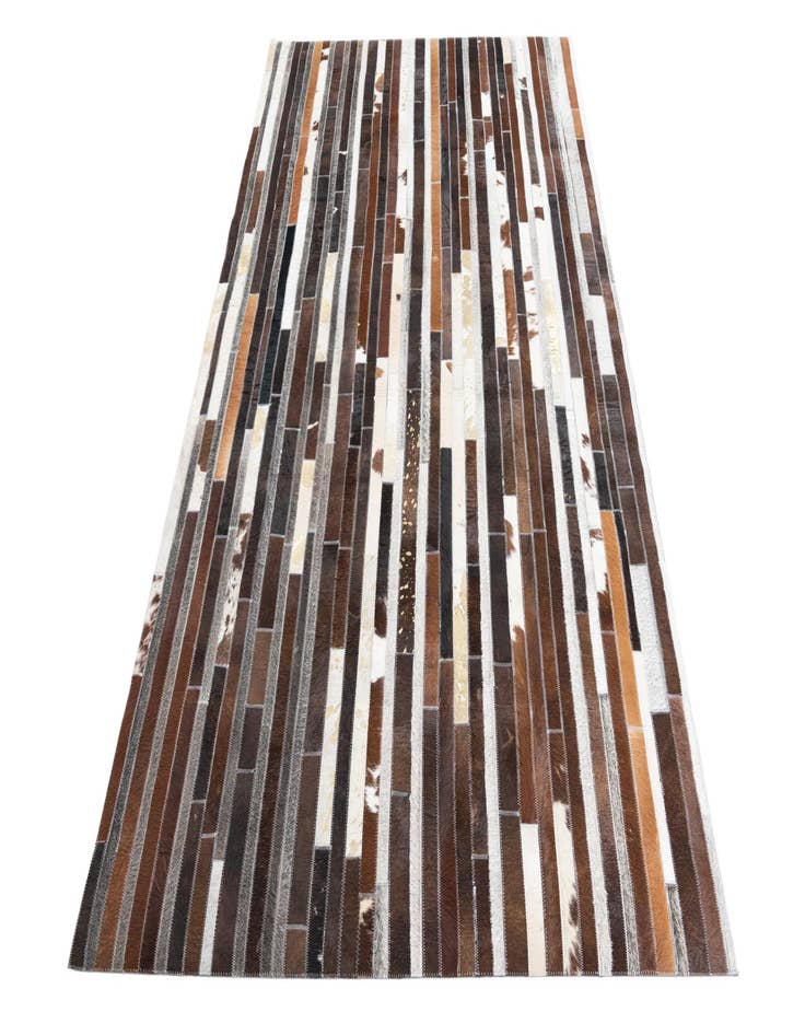 Detail image of  5' x 8' Cowhide Leather Rug