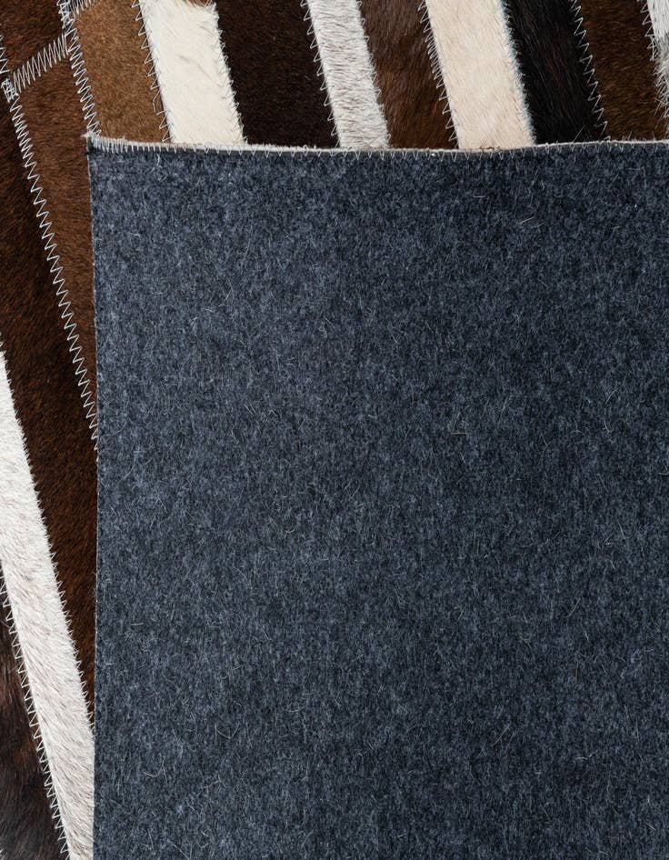 Detail image of  5' x 8' Cowhide Leather Rug