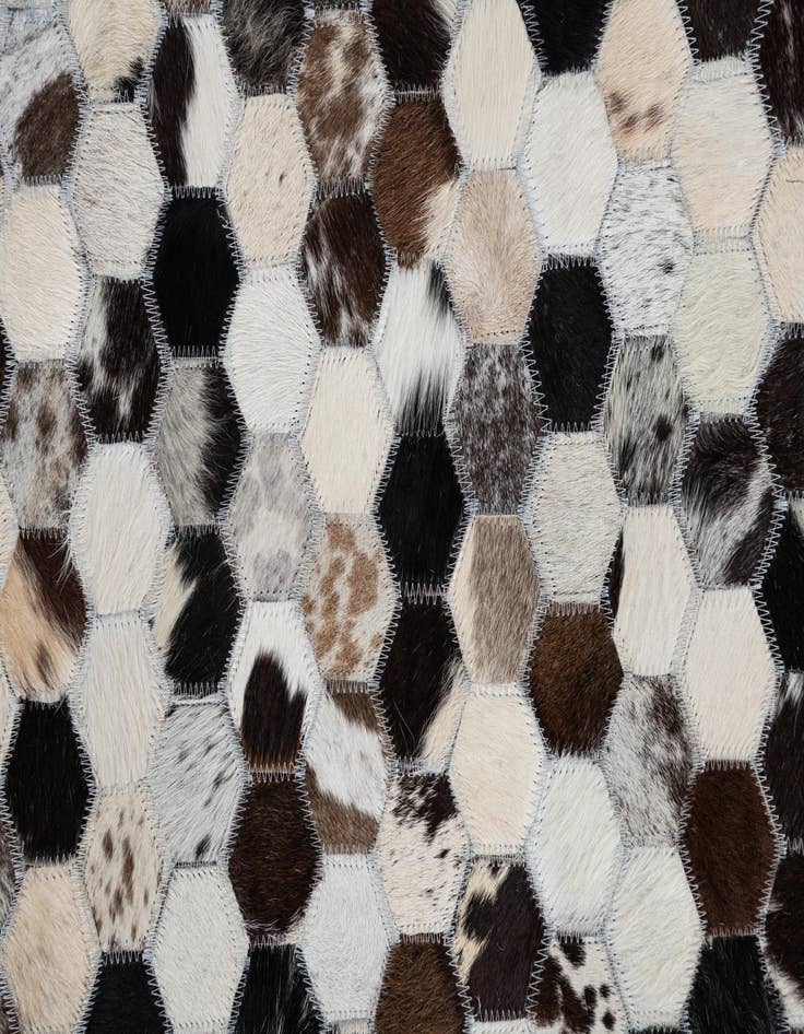 Detail image of  5' x 8' 1 Cowhide Leather Rug