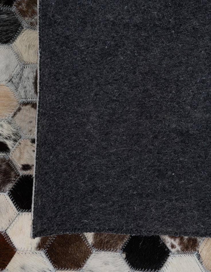 Detail image of  5' x 8' 1 Cowhide Leather Rug