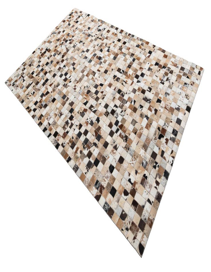 Detail image of  5' x 8' Cowhide Leather Rug
