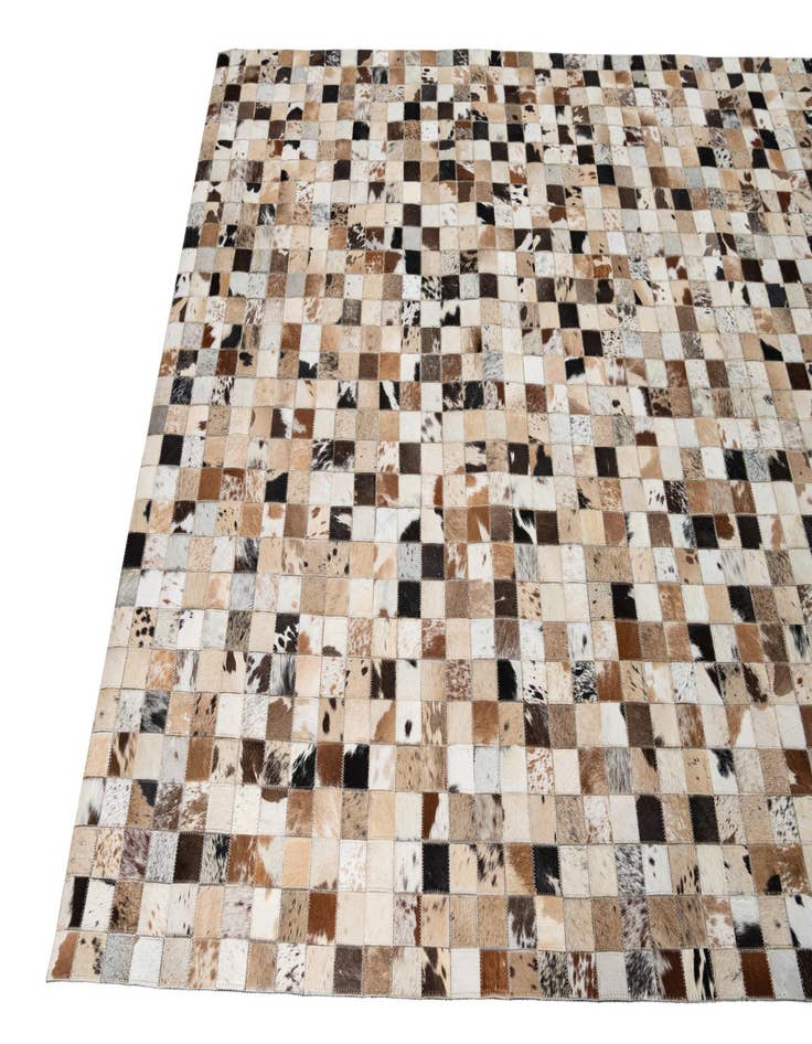 Detail image of  5' x 8' Cowhide Leather Rug