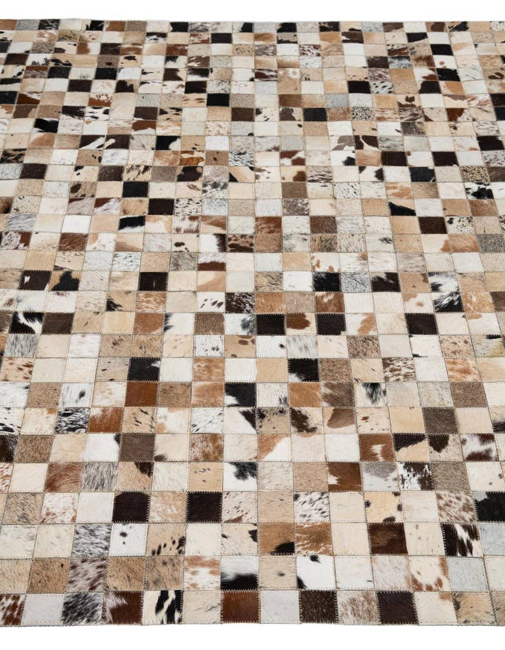 Detail image of  5' x 8' Cowhide Leather Rug