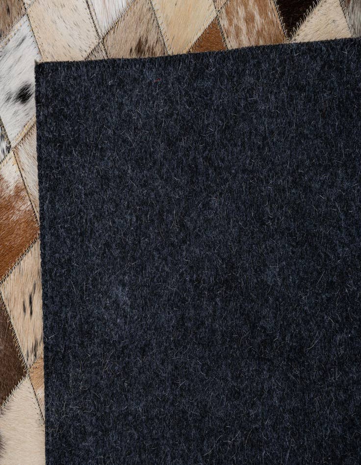 Detail image of  5' x 8' Cowhide Leather Rug