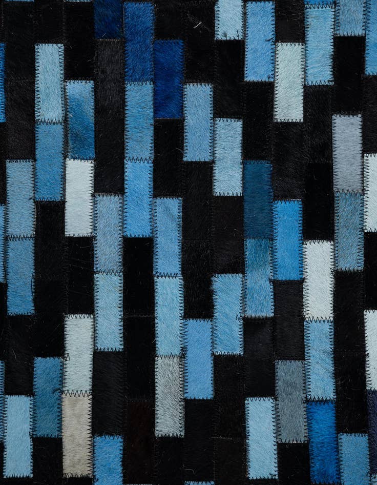 Detail image of  5' x 8' Cowhide Leather Rug