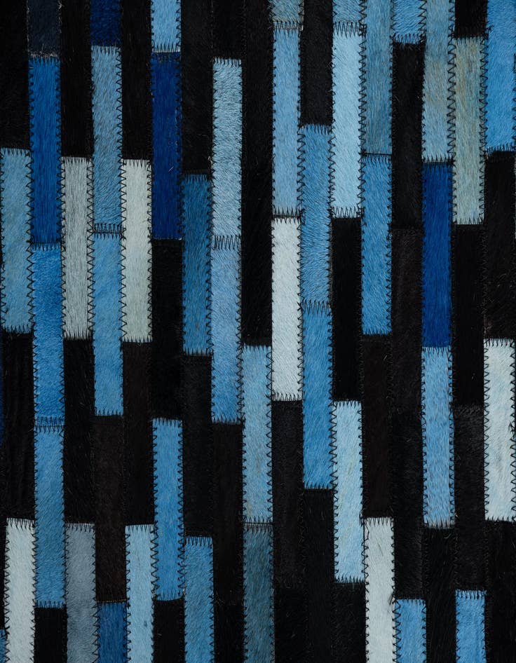 Detail image of  5' x 8' Cowhide Leather Rug