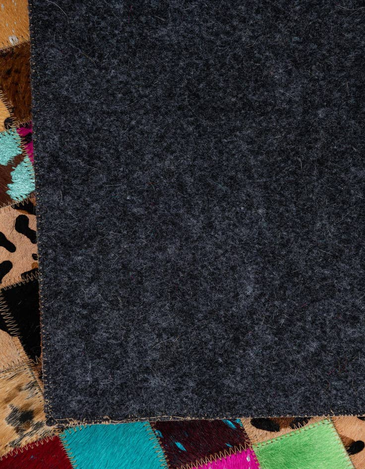 Detail image of  5' x 8' Cowhide Leather Rug