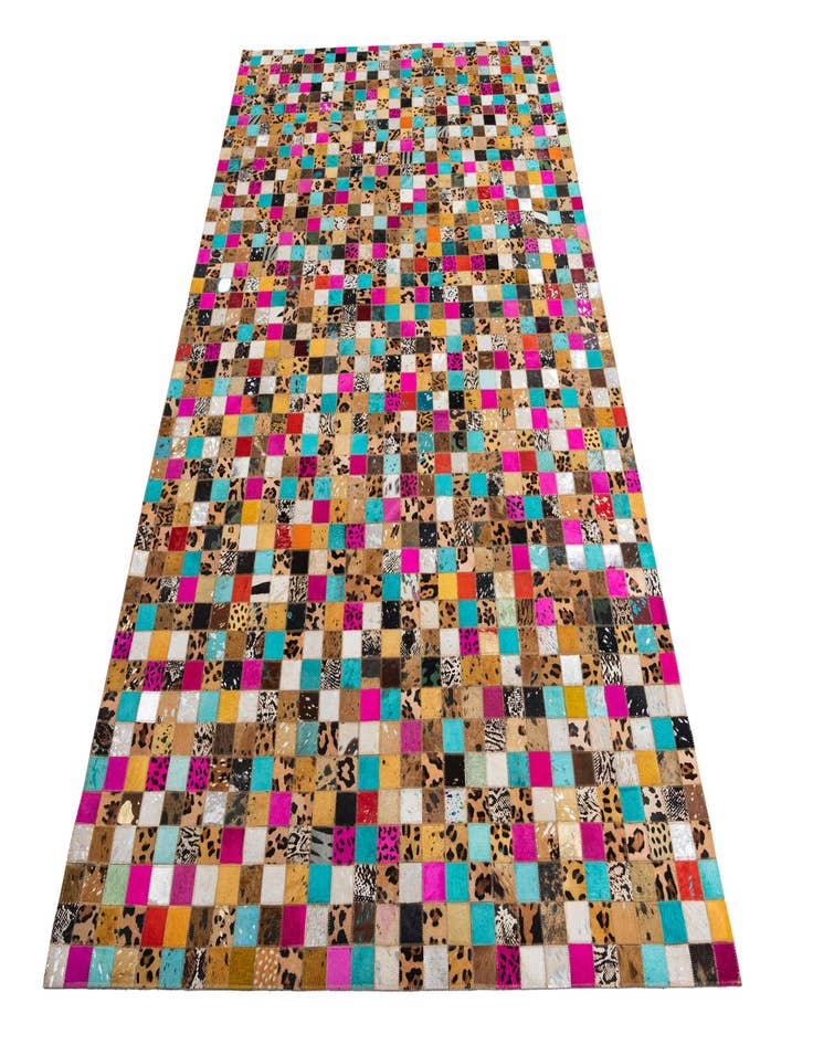 Detail image of  5' x 8' Cowhide Leather Rug