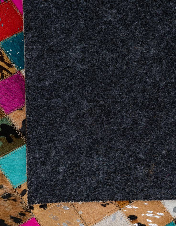 Detail image of  5' x 8' Cowhide Leather Rug