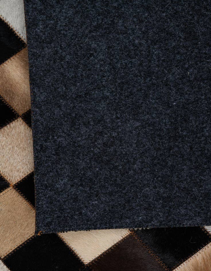 Detail image of  5' x 8' Cowhide Leather Rug