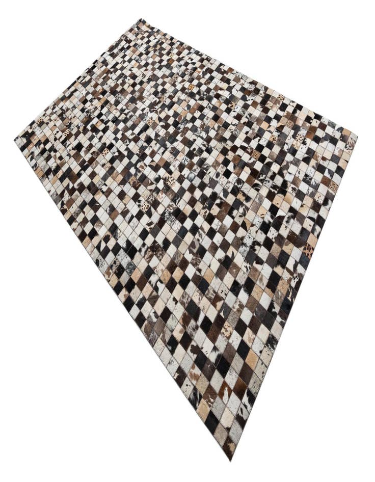 Detail image of  5' x 8' Cowhide Leather Rug