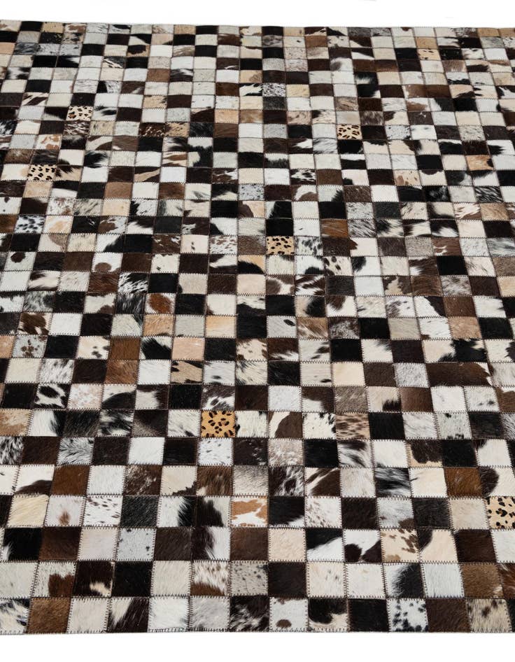 Detail image of  5' x 8' Cowhide Leather Rug