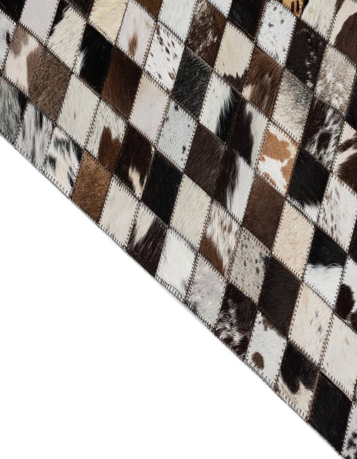 Detail image of  5' x 8' Cowhide Leather Rug