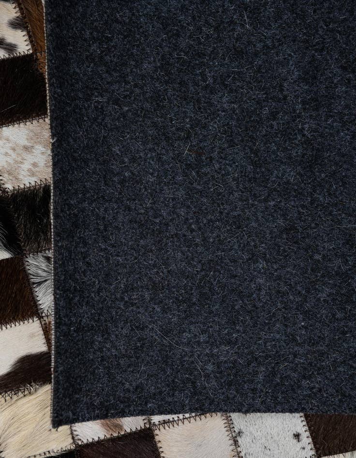 Detail image of  5' x 8' Cowhide Leather Rug