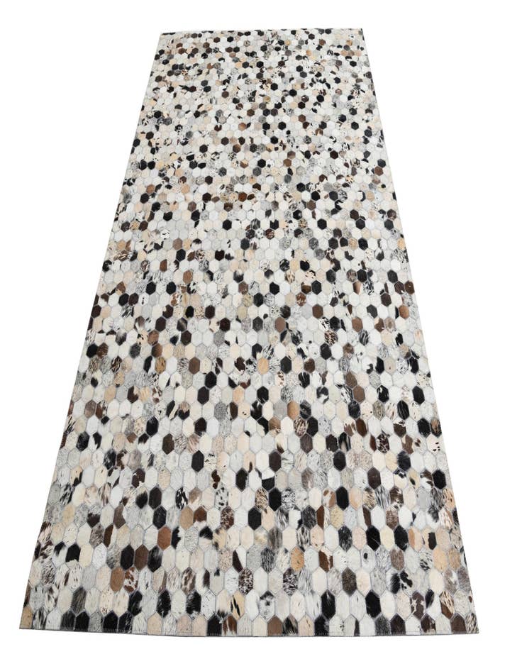 Detail image of  5' 2 x 8' Cowhide Leather Rug