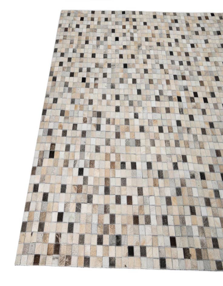 Detail image of  5' x 8' Cowhide Leather Rug