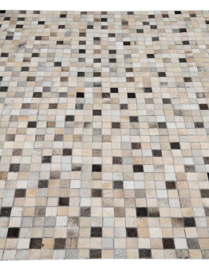 Detail image of  5' x 8' Cowhide Leather Rug