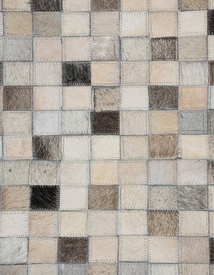 Detail image of  5' x 8' Cowhide Leather Rug