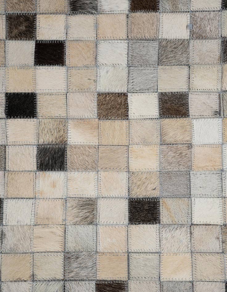 Detail image of  5' x 8' Cowhide Leather Rug