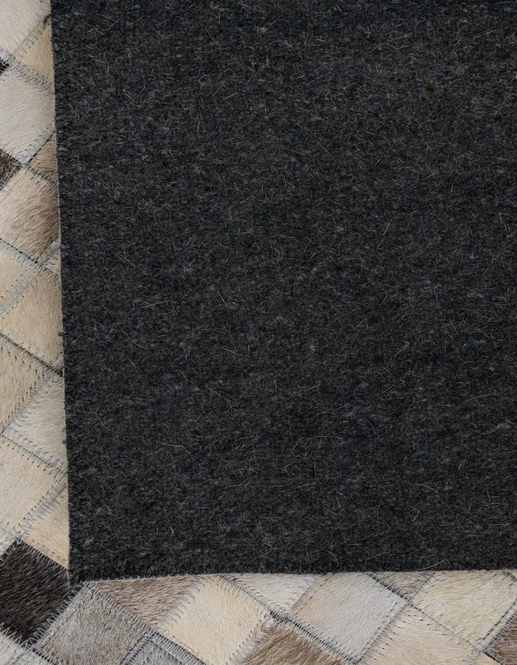 Detail image of  5' x 8' Cowhide Leather Rug