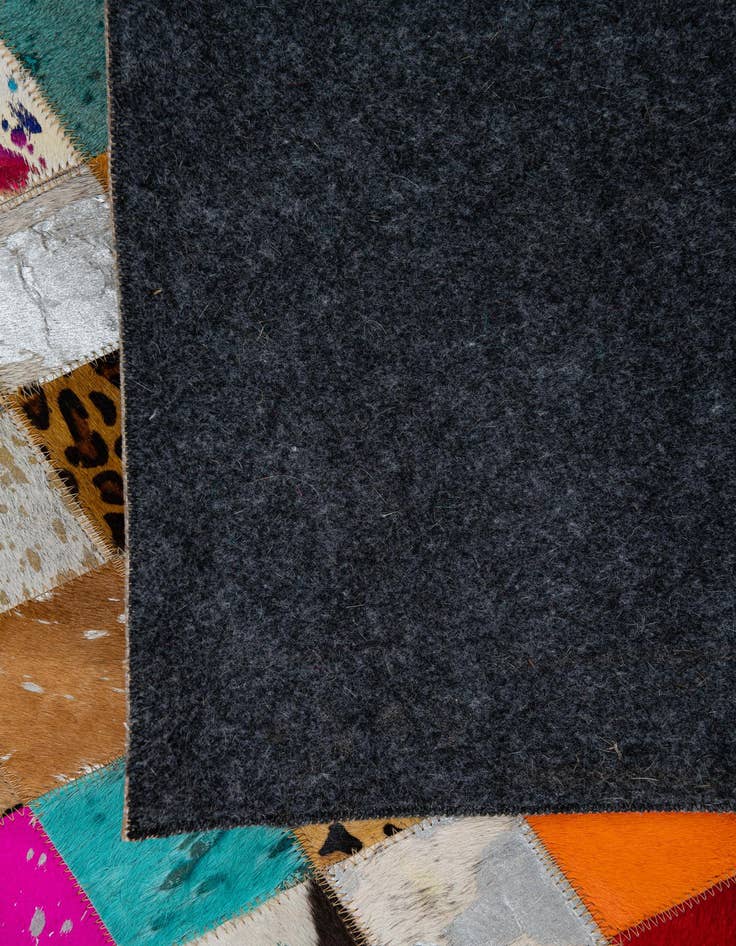 Detail image of  5' x 8' 1 Cowhide Leather Rug