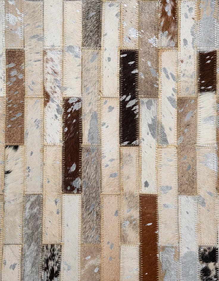 Detail image of  5' x 8' 1 Cowhide Leather Rug