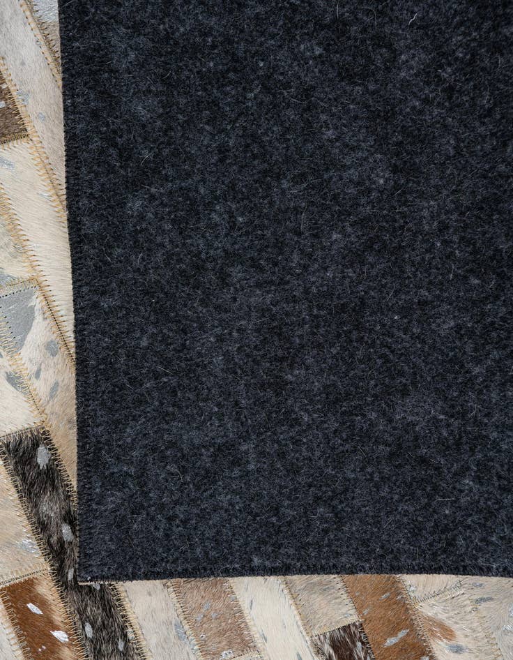 Detail image of  5' x 8' 1 Cowhide Leather Rug