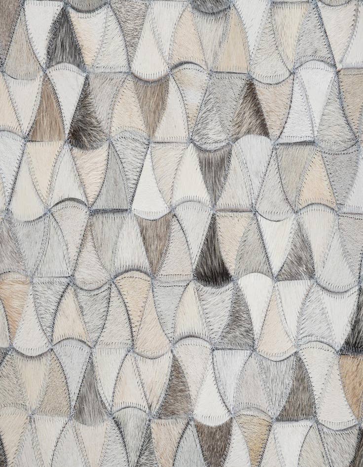 Detail image of  5' x 8' Cowhide Leather Rug