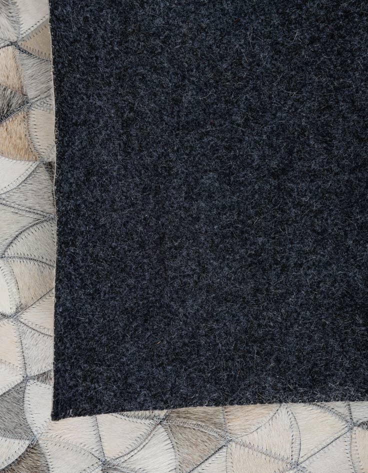 Detail image of  5' x 8' Cowhide Leather Rug