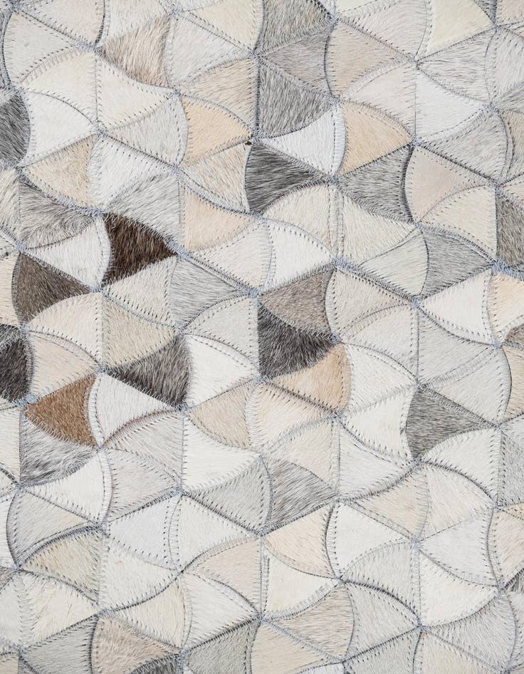 Detail image of  5' x 8' 1 Cowhide Leather Rug