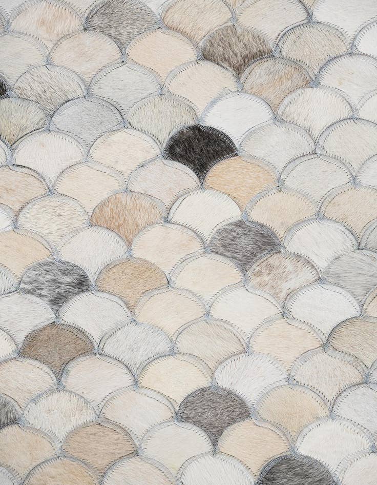 Detail image of  5' x 8' Cowhide Leather Rug