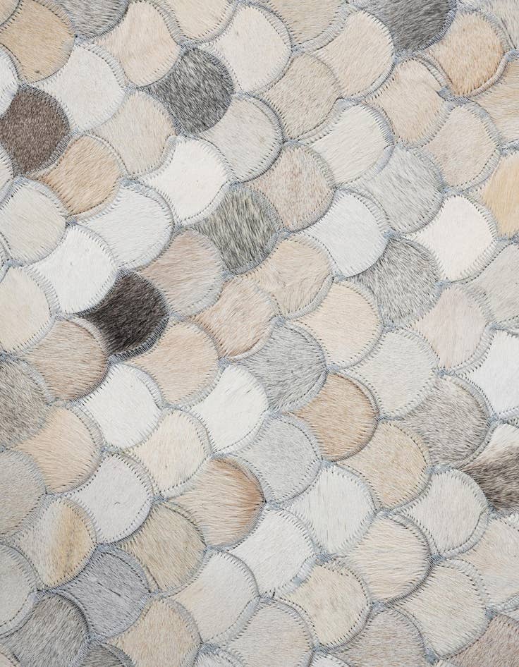 Detail image of  5' x 8' Cowhide Leather Rug