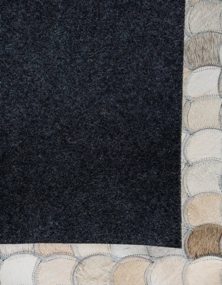 Detail image of  5' x 8' Cowhide Leather Rug