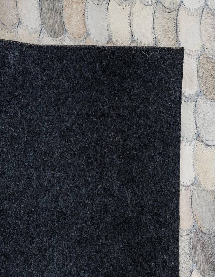 Detail image of  5' 1 x 8' Cowhide Leather Rug
