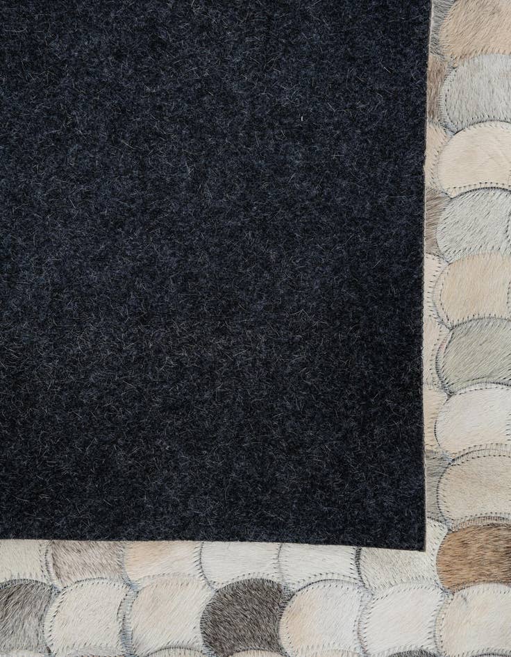 Detail image of  5' 2 x 8' Cowhide Leather Rug