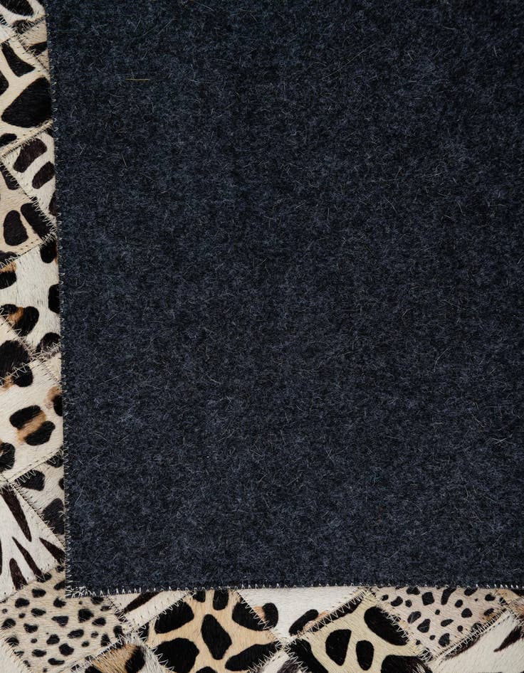 Detail image of  5' 1 x 8' Cowhide Leather Rug