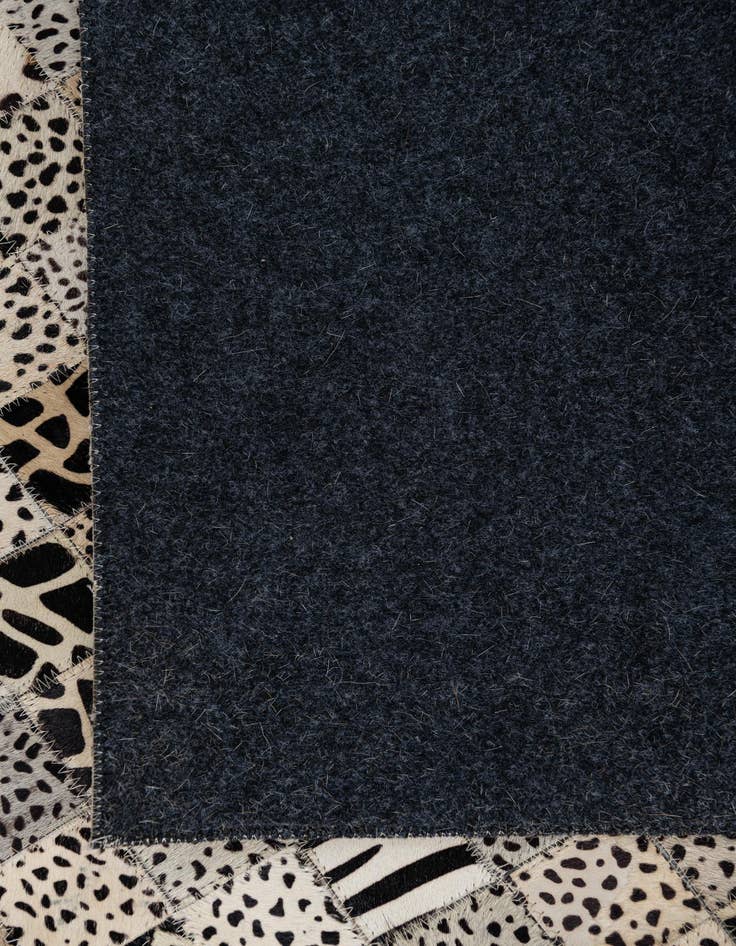 Detail image of  5' 1 x 8' Cowhide Leather Rug